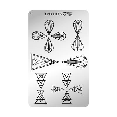 YOURS Loves Fee HALO ELEMENT Stamping Plate -