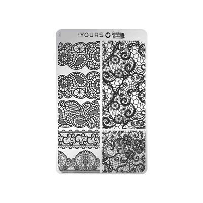 YOURS Loves Sascha MIXTURE ME Stamping Plate +