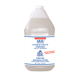 Akileine Akil Toilette Antibacterial Purifying Skin Wash Lotion 1 Gallon
