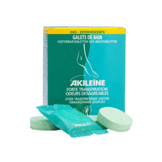 Akileine Guijarros de baño efervescentes con aceites esenciales 7 x 12 g