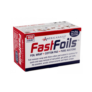 Americana Fast Foils para fundir rápidamente las uñas (100 unidades)
