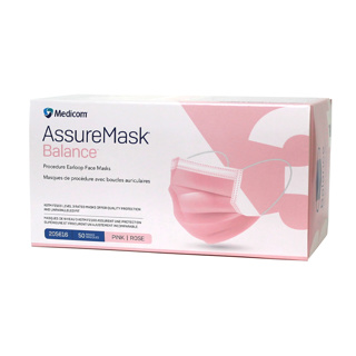 AMD Medicom Assure Level 3 Pink Medical Mask (50)