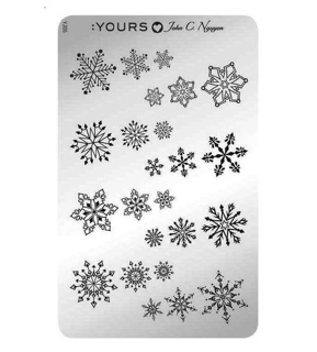 YOURS Loves John WINTER KNITS Stamping Plate +