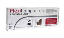 FlexiLamp LED TOUCH manicure lamp with 3 dimmer level -