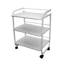 Futura Round Metal Trolley Magnum With 3 Shelves