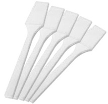 Square White Plastic Spatula 25 units