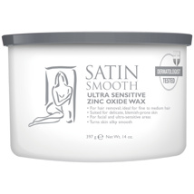 SATIN SMOOTH Zinc Oxyde Cream Wax 14 OZ +