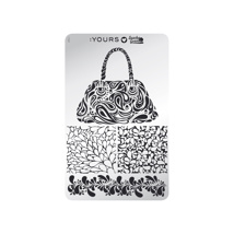 YOURS Loves Sascha HOLD MY PURSE Stamping Plate -