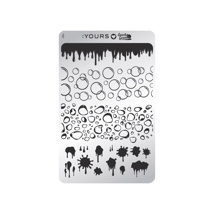 YOURS Loves Sascha LOVELY LIQUIDS Stamping Plate +