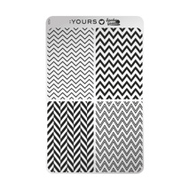 YOURS Loves Sascha EDGY ZEBRA Stamping Plate -