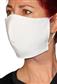 White Reusable and Washable face mask with 2 Layers for maximum protection -