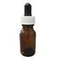 0.5 OZ BOTTLE BROWN WITH DROP COUNTER -