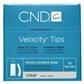 CND VELOCITY TIPS CLEAR #1 50pk -