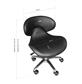 Continuum Black Technician Chair/Stool (Pedicure Only)+