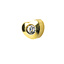 R502-4Y Shapelites Coeur Aretes de oro 3mm (par)+