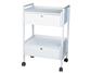 SILVER TROLLEY 2 DRAWERS